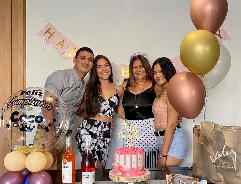 Santiago Montenegro, Maira Losada, Socorro Castaño y Valeria Castaño.